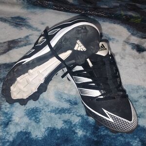 Adidas Men's Black and White Athletic Shoes